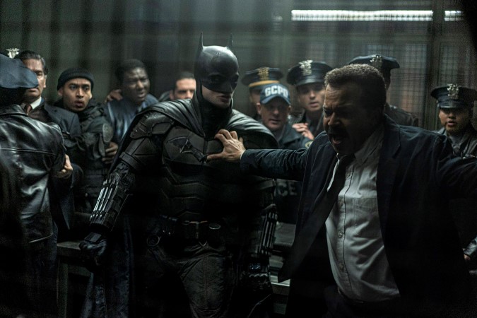 matt reeves the batman the film fund police fight