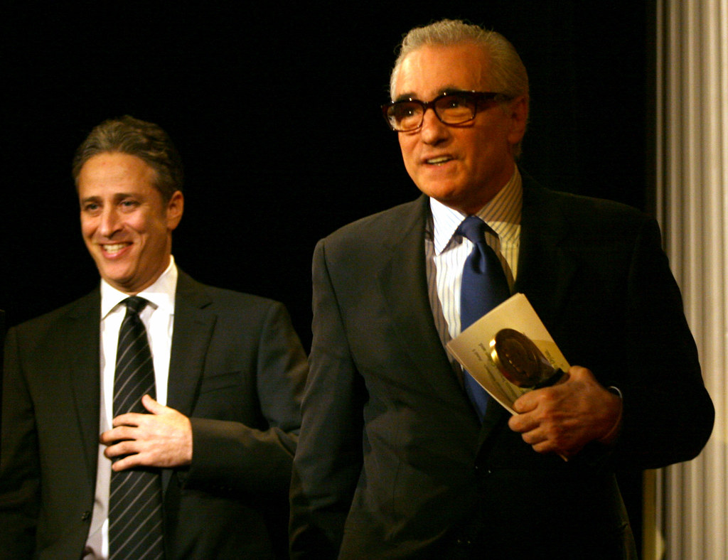 An image of Martin Scorsese at an awards ceremony