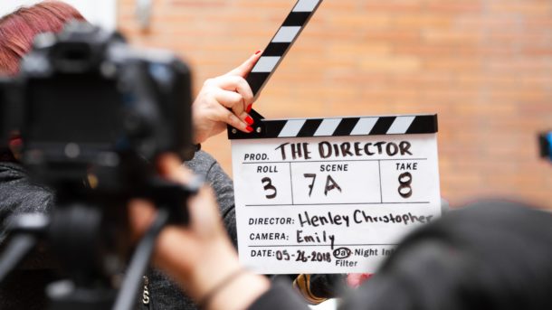 Image of the directors clapper