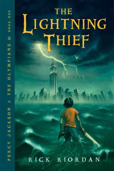 Cover of the book "The Lightning Theif", the first in the series Percy Jackson and the Olympians, which was a poor example of books as movies.