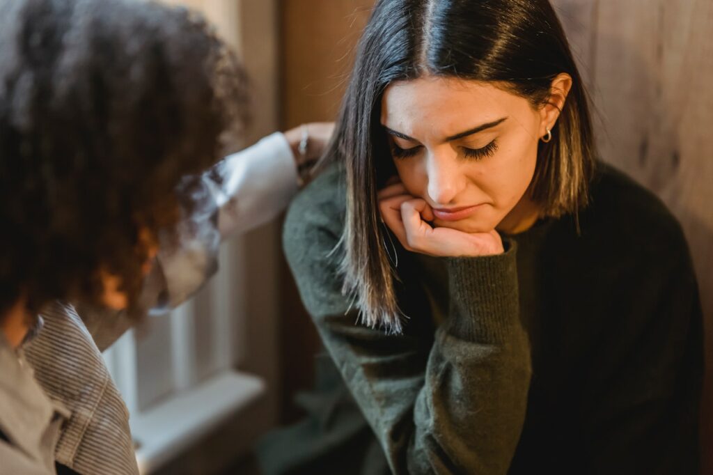 Two people understanding the emotions of one another.