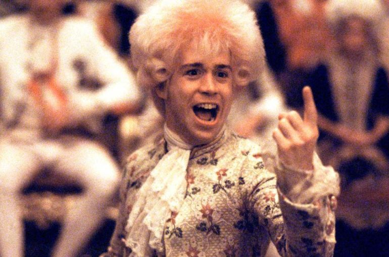 Mozart from the famous historical film "Amadeus".