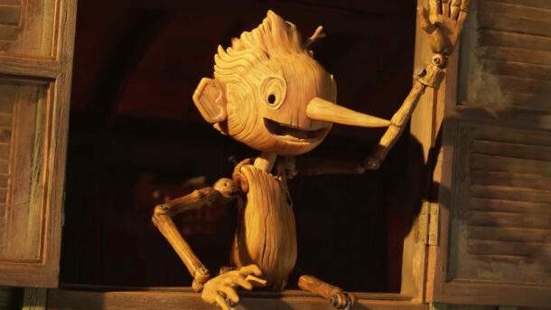 Pinocchio from Guillermo del Toro's "Pinocchio".