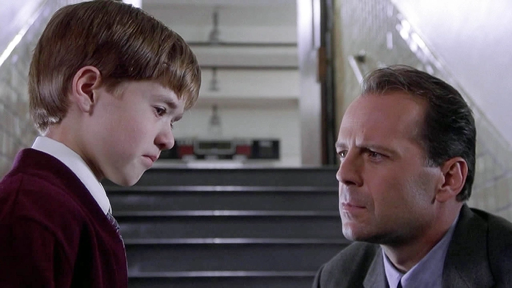 Malcom Crowe and Cole Sear in the film the Sixth Sense.