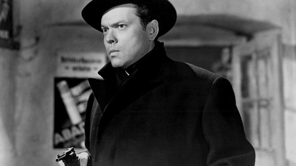 The main character from the noir film "The Third Man".