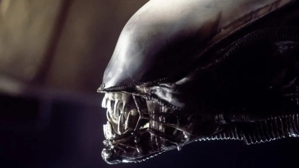 The xenomorph from the movie "Alien".
