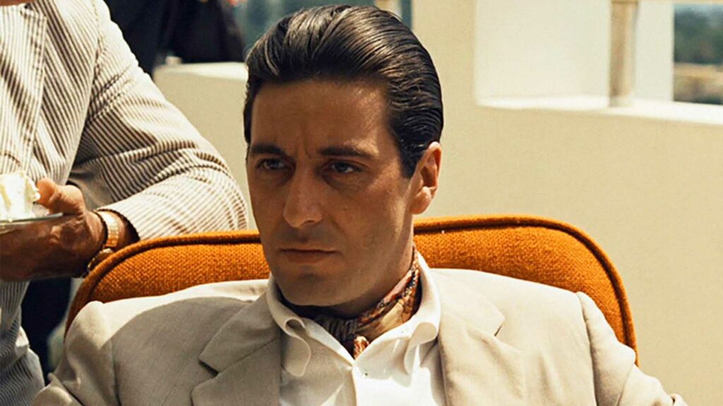 Robert De Niro in "The Godfather Part II", a movie regarded as one of the greatest Hollywood sequels.