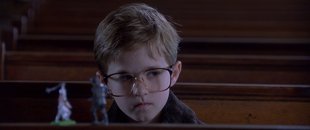 Cole from "The Sixth Sense" a movie well-known for its use of foreshadowing.