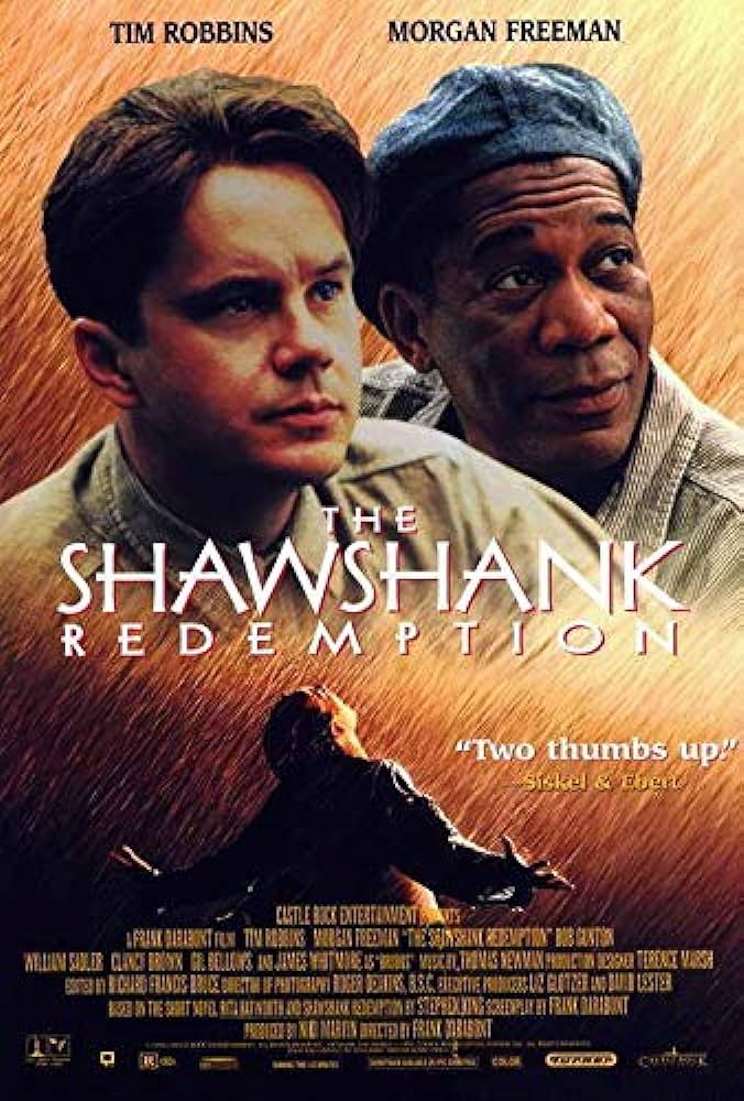 The poster for the film "The Shawshank Redemption"