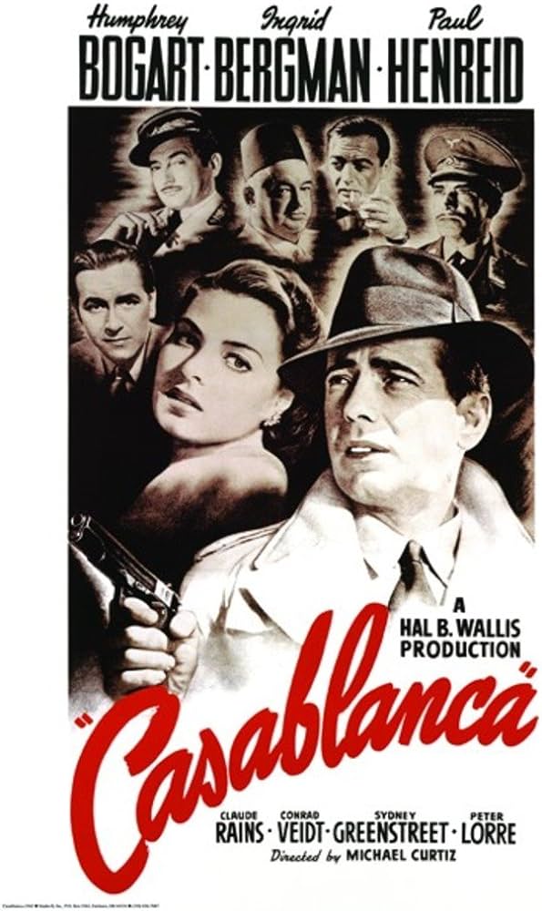 The poster for the film "Casablanca"