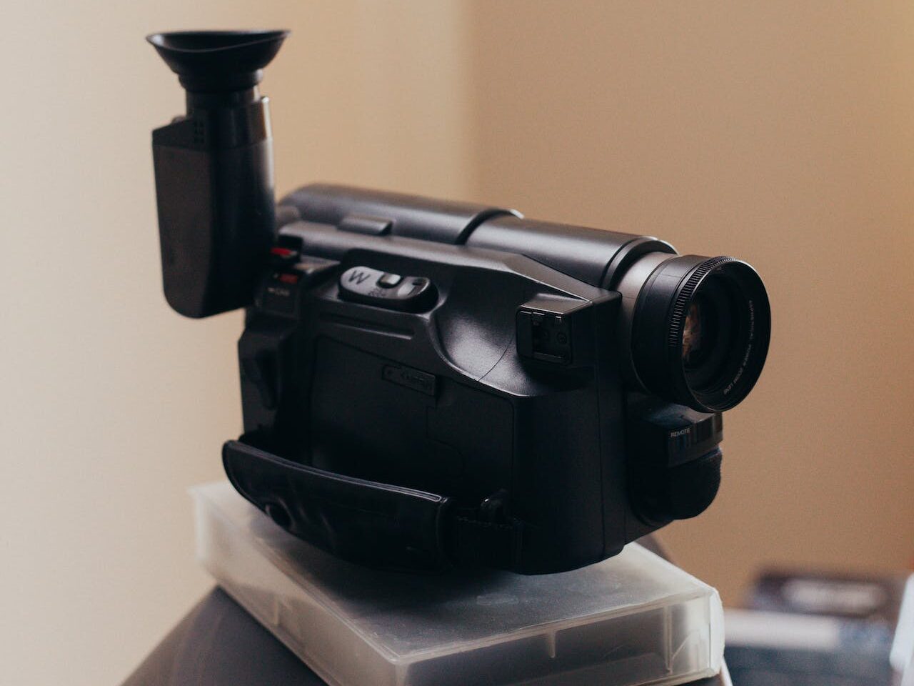 A home camcorder used for filmmaking.