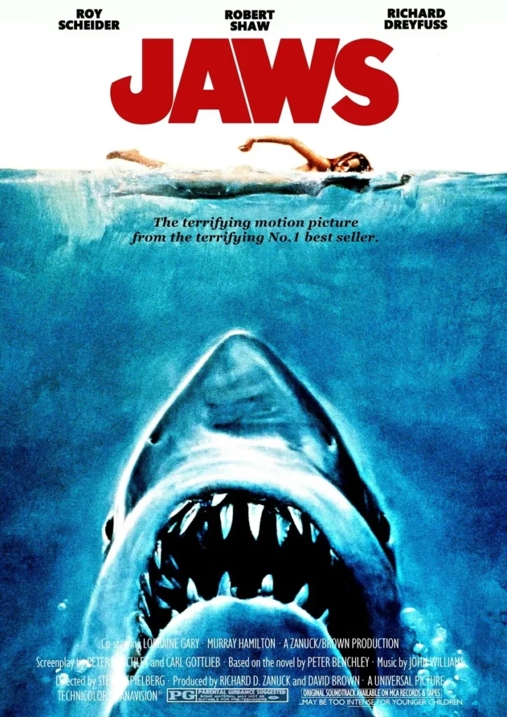The poster for the movie "Jaws"