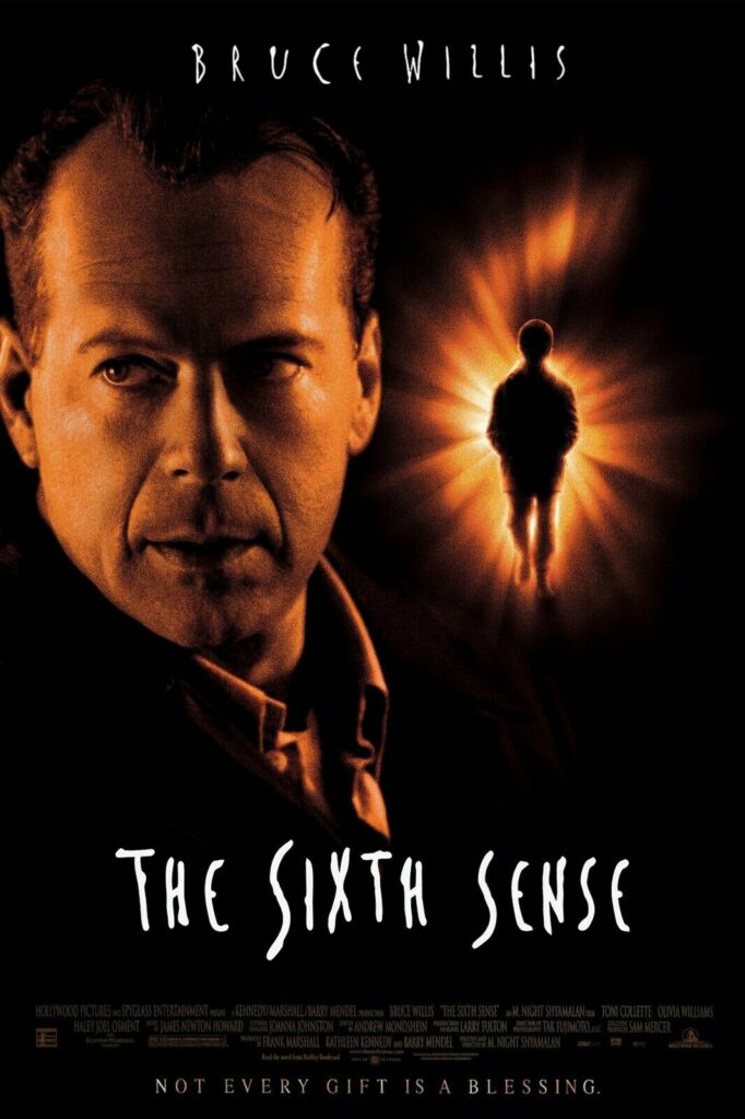 The poster for the movie "The Sixth Sense"