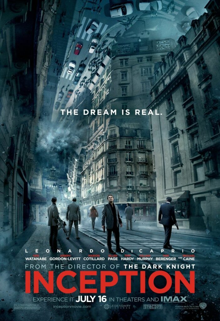 The poster for the film "Inception"