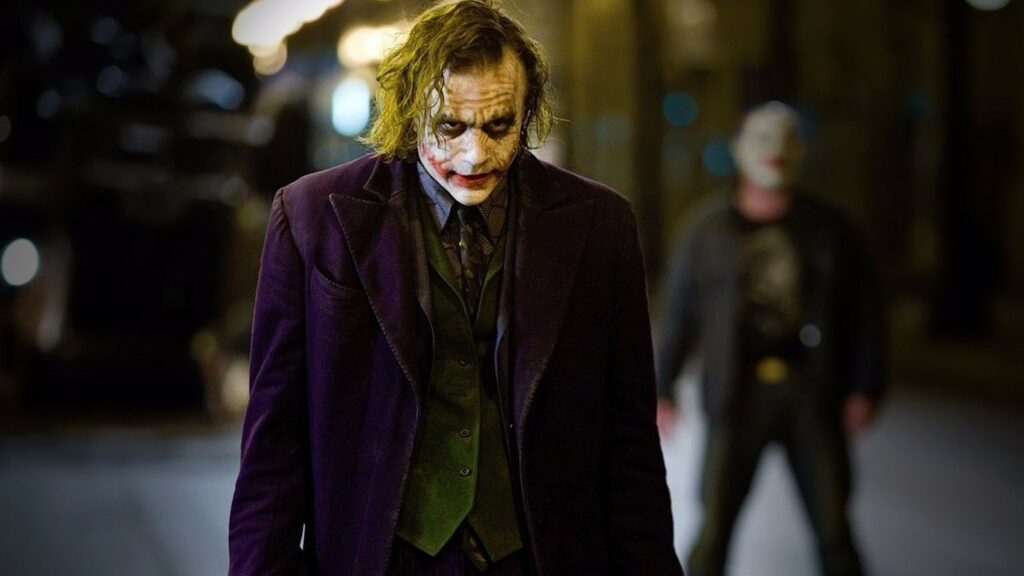 The Joker, one of the antagonists from The Dark Knight.